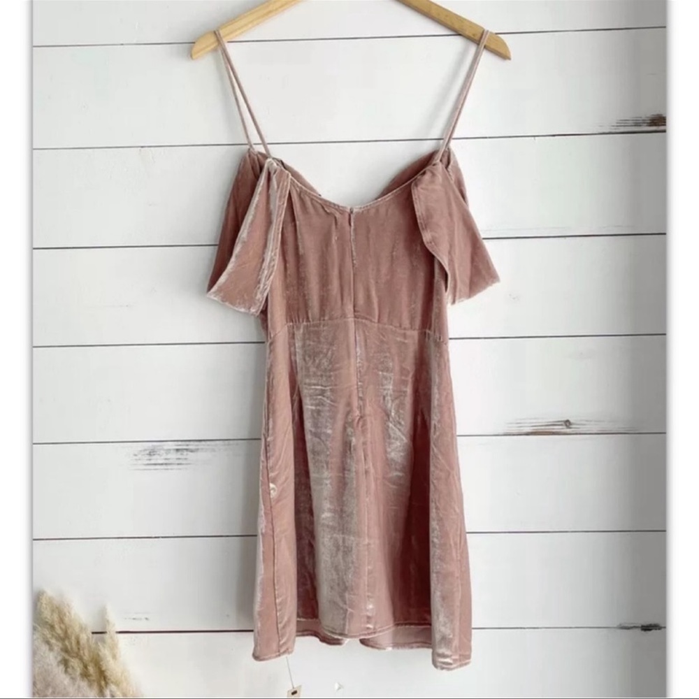 Reformation Lorraine Silk Velvet Mini Dress - Picture 9 of 15